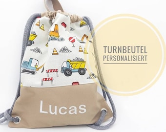 Kinderturnbeutel mit Namen, Sportbeutel personalisier, Kinderrucksack, Kindergartenturnbeutel, Sporttasche Kindergartentasche personalisiert