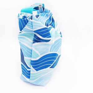 Wetbag, Nasstasche, Schwimmbadtasche, Kindertasche, Nassbeutel, Blaue Tasche, Strandtasche Bild 5