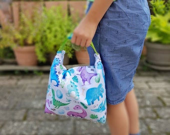 Wetbag, Nasstasche, Schwimmbadtasche, Kindertasche, Nassbeutel, Dino Tasche, Strandtasche