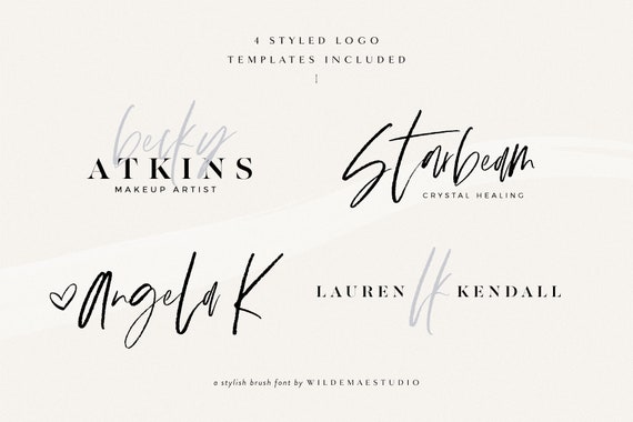 beach abode brush script font handwritten font hand lettering brush lettering cursive font stylish font beautiful font handwritten cursive font