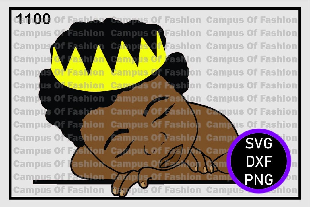 Afro Black Boy | SVG | DXF | PNG | Vector Art Commercial & Personal Use ...