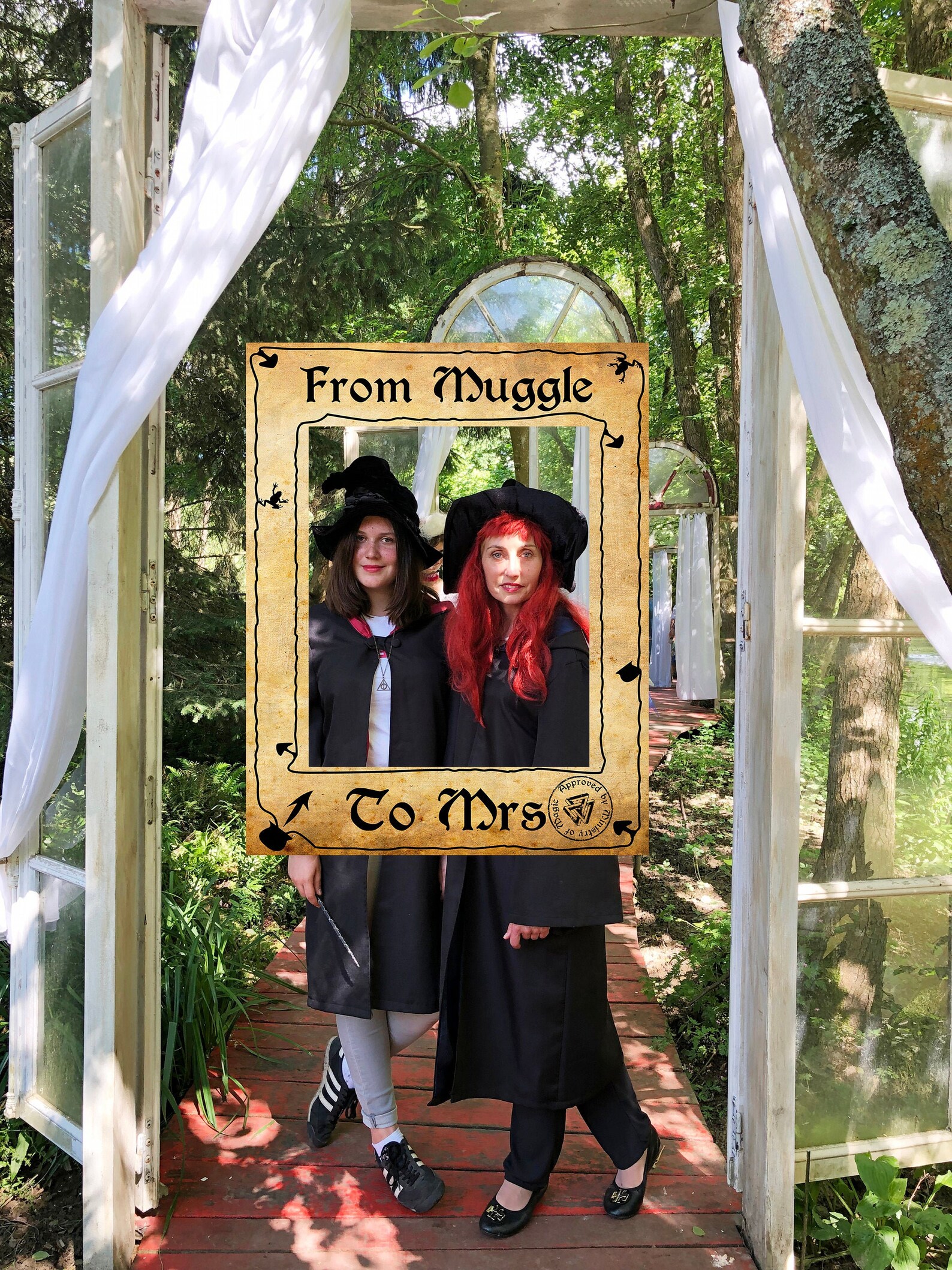 Harry Potter themed personalised Photo Booth frame your Etsy