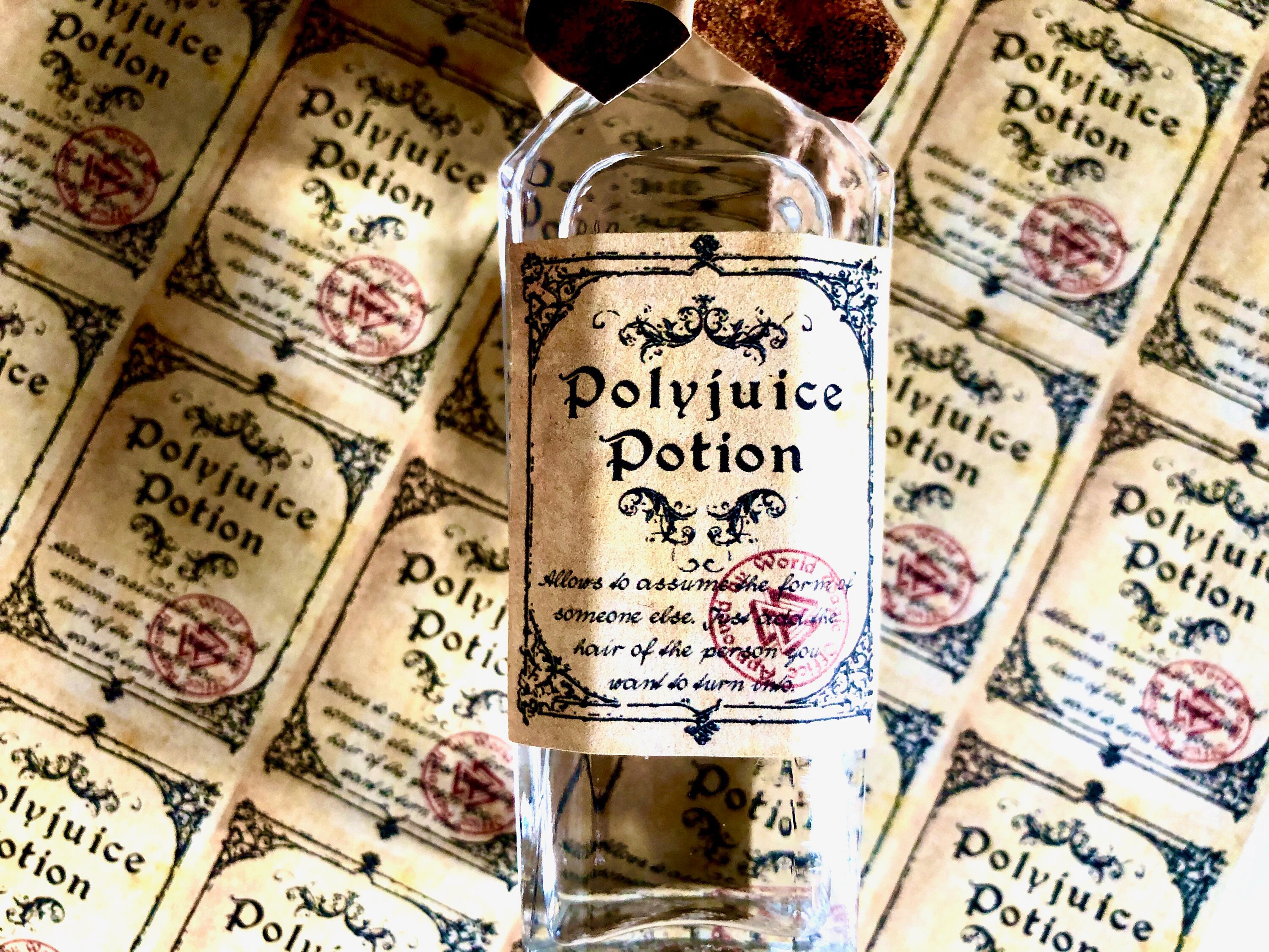 Magic Potion label printable labels for Wizard and Halloween | Etsy