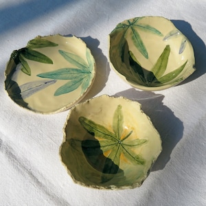 Handmade brutalist bowls, pottery artwork, rustic stoneware bowls, unique jewelry trinket dish, gift for nature lover, tapas snack trays