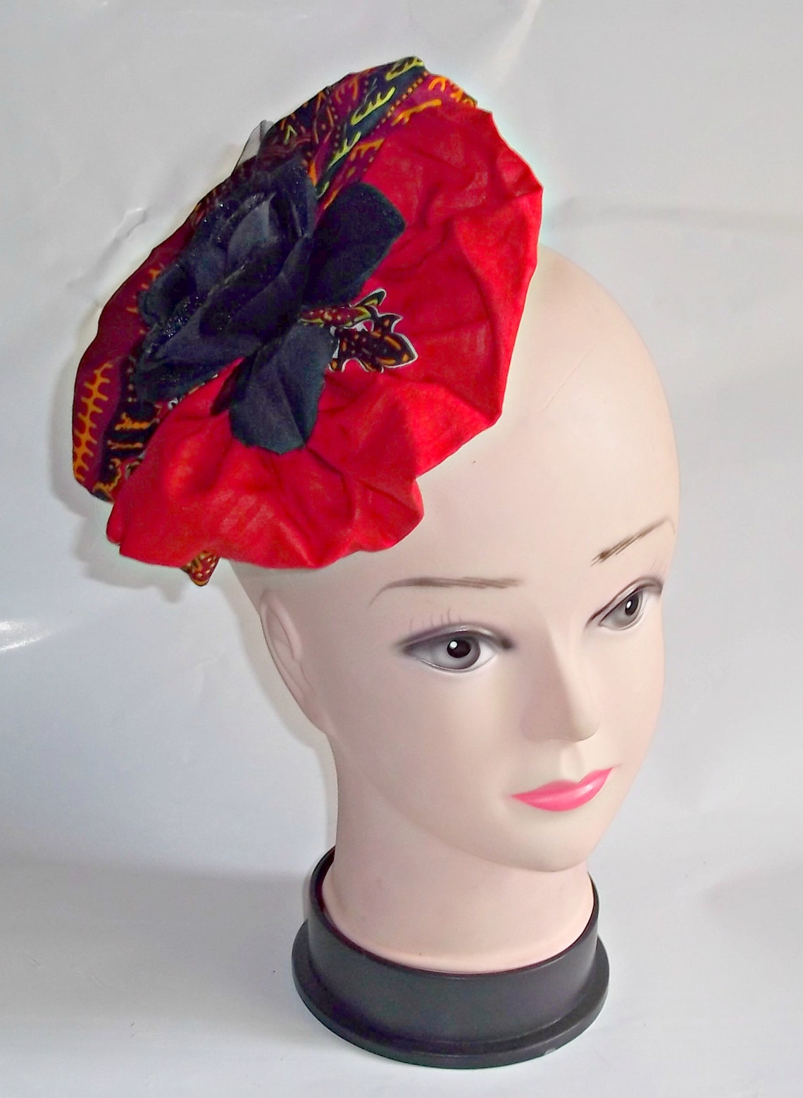 Ankara fascinator Ankara fascinator hats wedding bridal Etsy