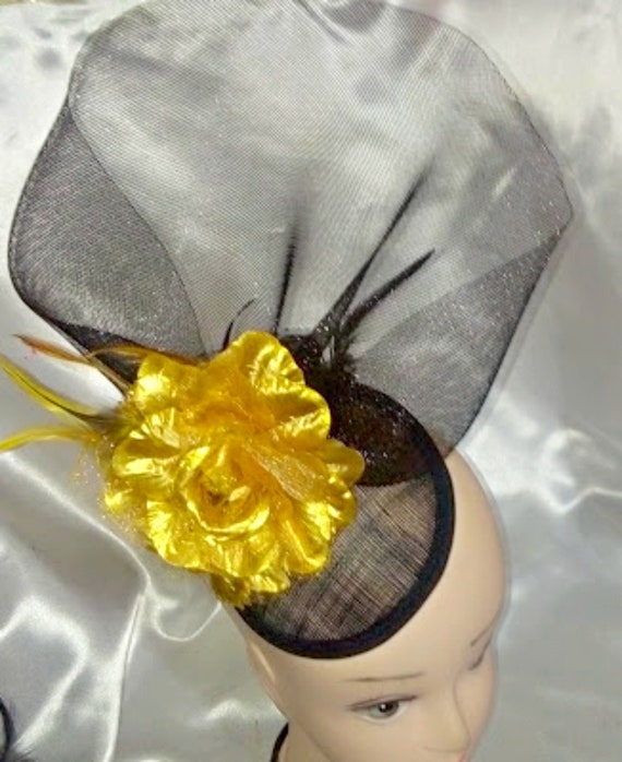 black wedding hat sale