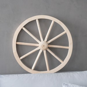 Wooden Cart Wheel Vintage Handmade Onlywood image 2