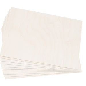 40 Pcs x 3mm PREMIUM Birch Baltic Plywood Wood Panel Laser / CNC / Painting 60x40cm Onlywood image 6