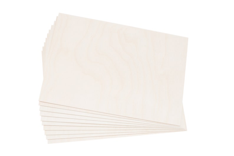 40 Pcs x 3mm PREMIUM Birch Baltic Plywood Wood Panel Laser / CNC / Painting 60x40cm Onlywood image 6