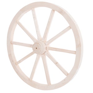 Wooden Cart Wheel Vintage Handmade Onlywood image 5