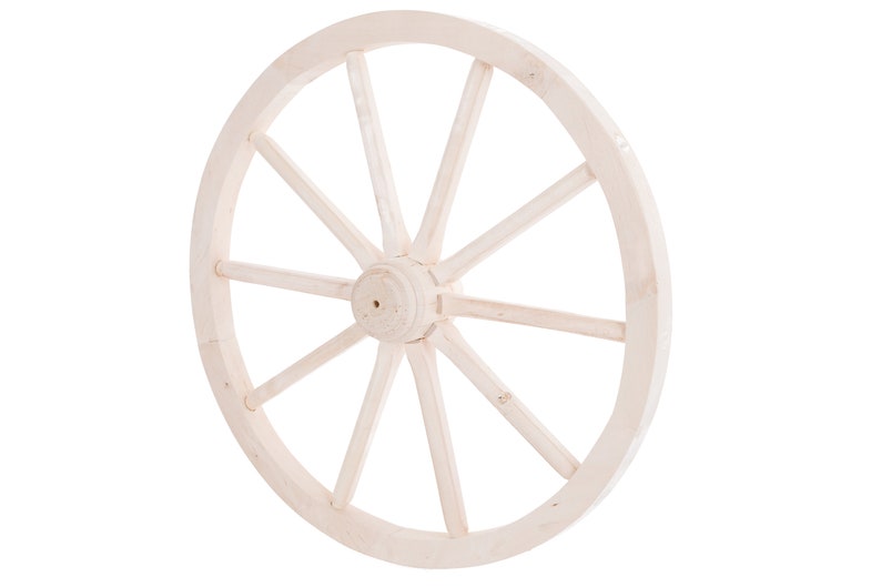 Wooden Cart Wheel Vintage Handmade Onlywood image 5