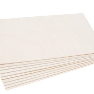 40 Pcs x 3mm PREMIUM Birch Baltic Plywood Wood Panel Laser / CNC / Painting 60x40cm Onlywood image 2