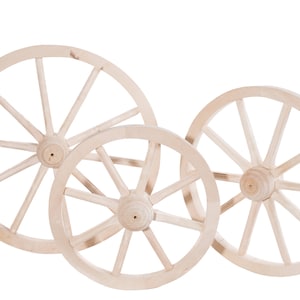 Wooden Cart Wheel Vintage Handmade Onlywood image 6