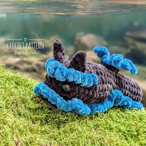 Gloomy nudibranch Tambja morosa crochet pattern