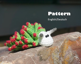 Costasiella nudibranch leaf sheep sea slug crochet pattern