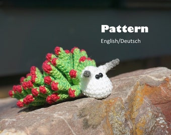 Costasiella nudibranch leaf sheep sea slug crochet pattern