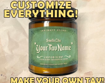 CUSTOM TAV Inspired Candle - BG3 - 8 oz Hand Poured Soy Blend Wax - Nerdy Anime Video Game Gift