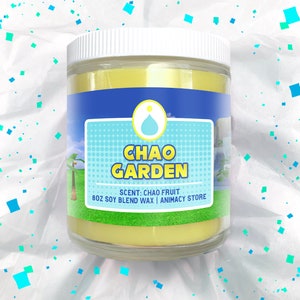 CHAO GARDEN - SA2B - 8 oz Hand Poured Soy Blend Wax - Video Game Nerdy Gift