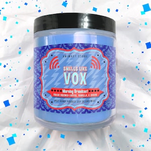 VOX Inspired Candle - Horror Hell Hotel - 8 oz Hand Poured Soy Blend Wax - Video Game Nerdy Gift