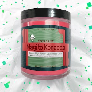 Velas de Danganronpa V2 con todos los personajes - 227 g de cera de soja vertida a mano - Regalo para fanáticos de los videojuegos