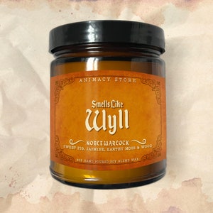 WYLL Inspired Candle - BG3 - 8 oz Hand Poured Soy Blend Wax - Nerdy Anime Video Game Gift