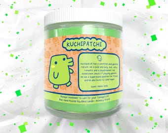 Kuchipatchi - Tama Friends Candle - 8 oz Hand Poured Soy Blend Wax - Video Game Nerdy Gift