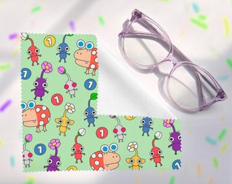 LIL PIK FRIENDS - Microfiber Glasses Cleaning Cloth - Video Game Nerdy Gift