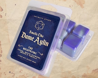 DAME AYLIN Inspired Wax Melt - BG3 - 2.75 oz Hand Poured Soy Blend Wax - Nerdy Anime Video Game Gift