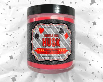 HUSK Inspired Candle - Horror Hell Hotel - 8 oz Hand Poured Soy Blend Wax - Video Game Nerdy Gift