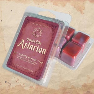 ASTARION Inspired Wax Melt - BG3 - 2.75 oz Hand Poured Soy Blend Wax - Nerdy Anime Video Game Gift