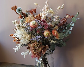 Bouquet de fleurs séchées sur mesure