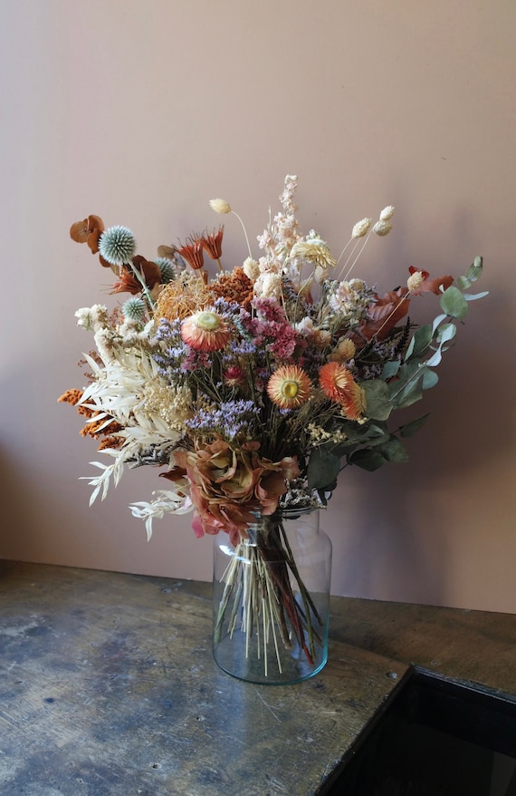 Bouquet di fiori secchi personalizzato -  Italia