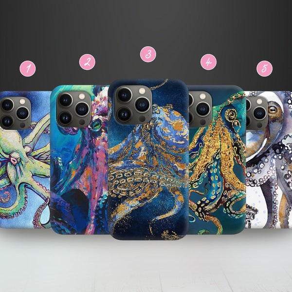 Octopus phone case IPhone 15 14 Pro Max IPhone 13 IPhone 12 mini IPhone Se 2022 SE 2020 IPhone 11 IPhone X XR XS IPhone 8 7 Plus csz244