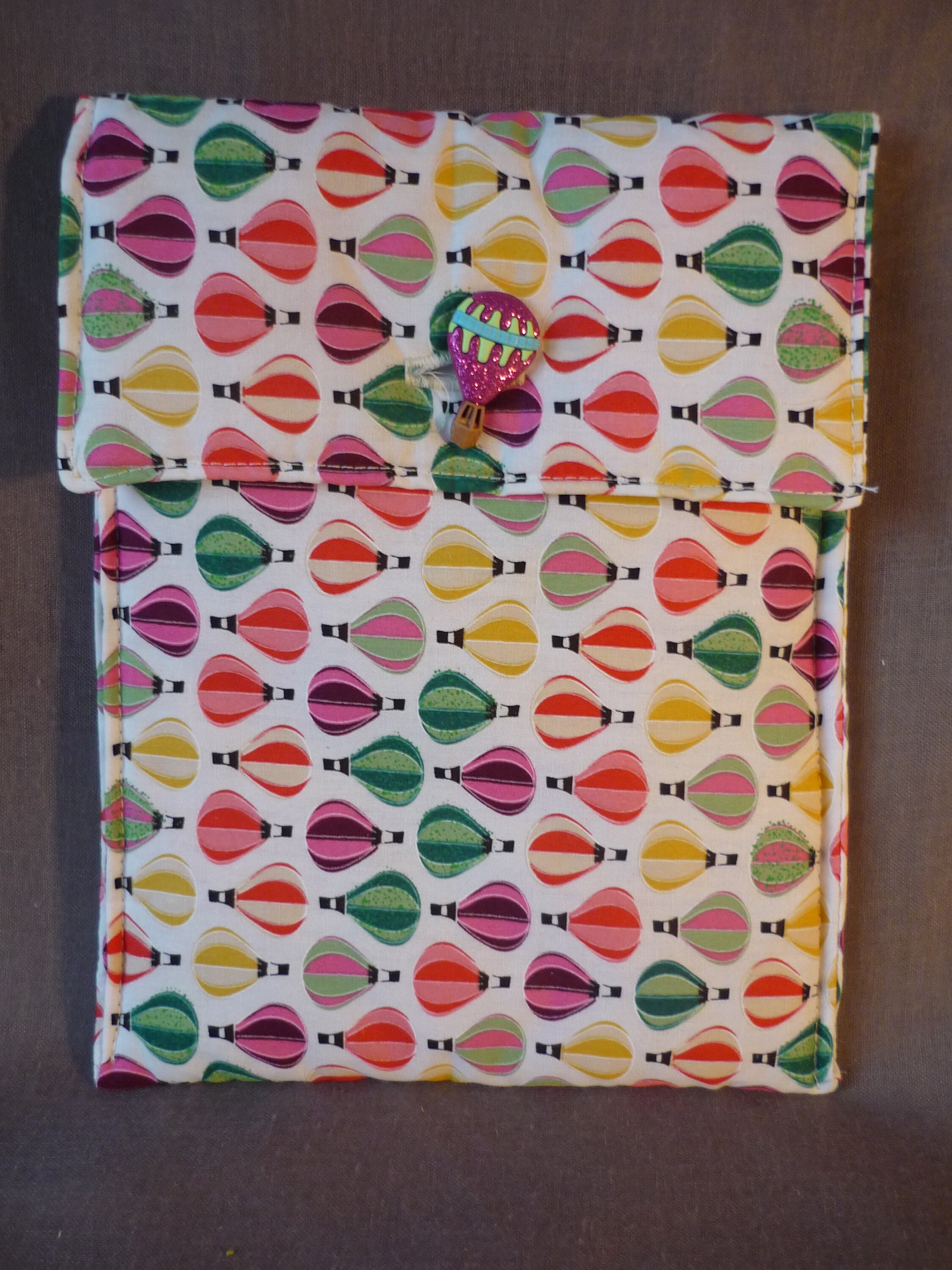 Novelty Fabric Tablet Covers, fully lined, washable, padded cotton