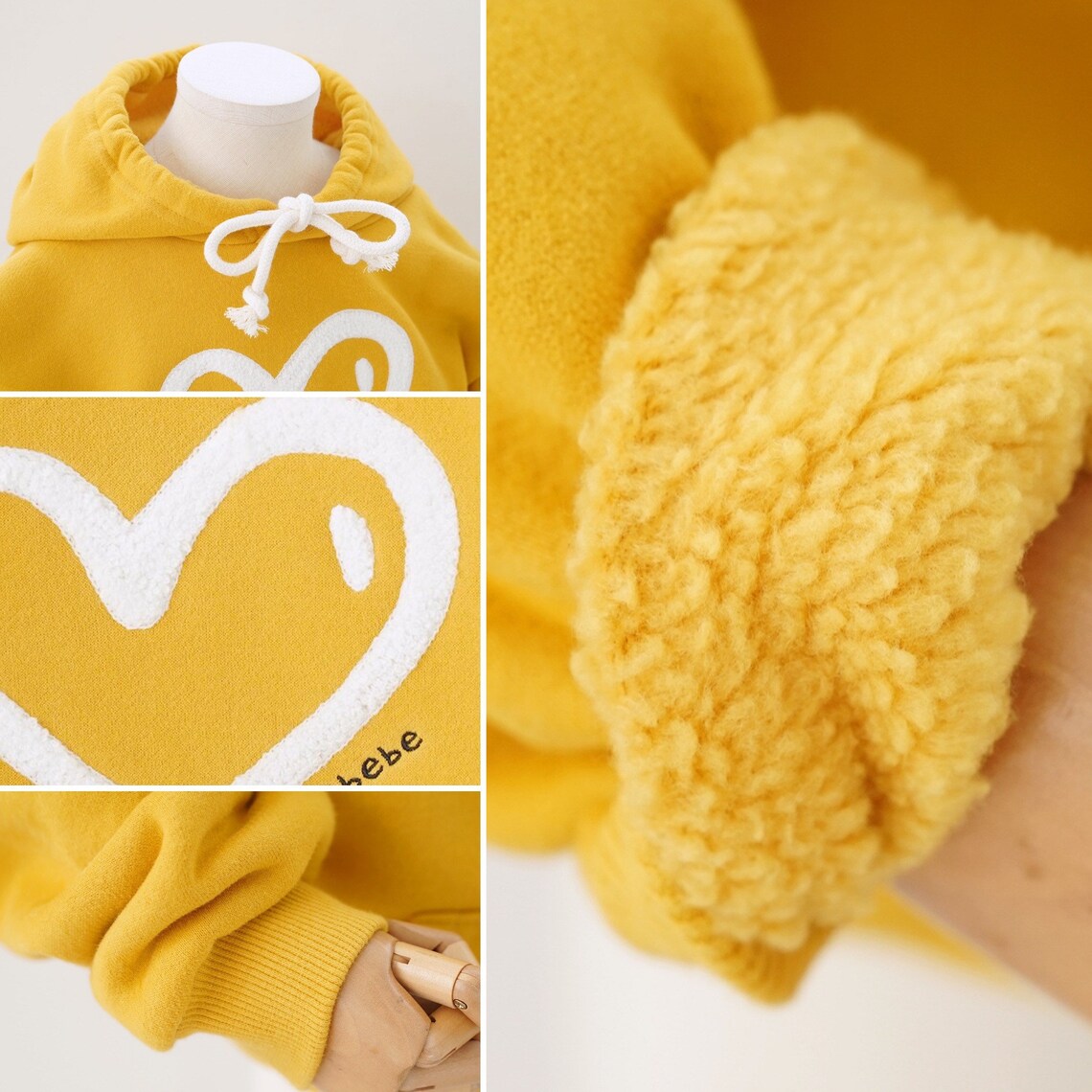 Mustard warm Kid sweatshirt Whole family look Mom Daughter Etsy