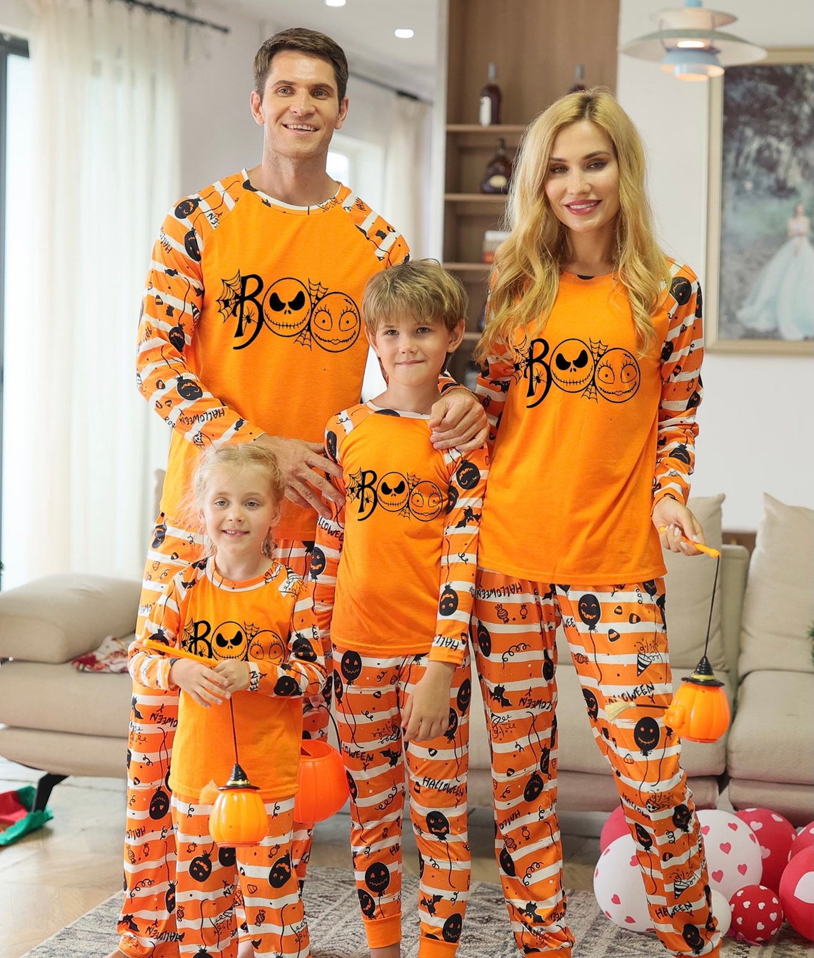 Halloween Family boo pyjama Halloween pajamas Cute family Etsy
