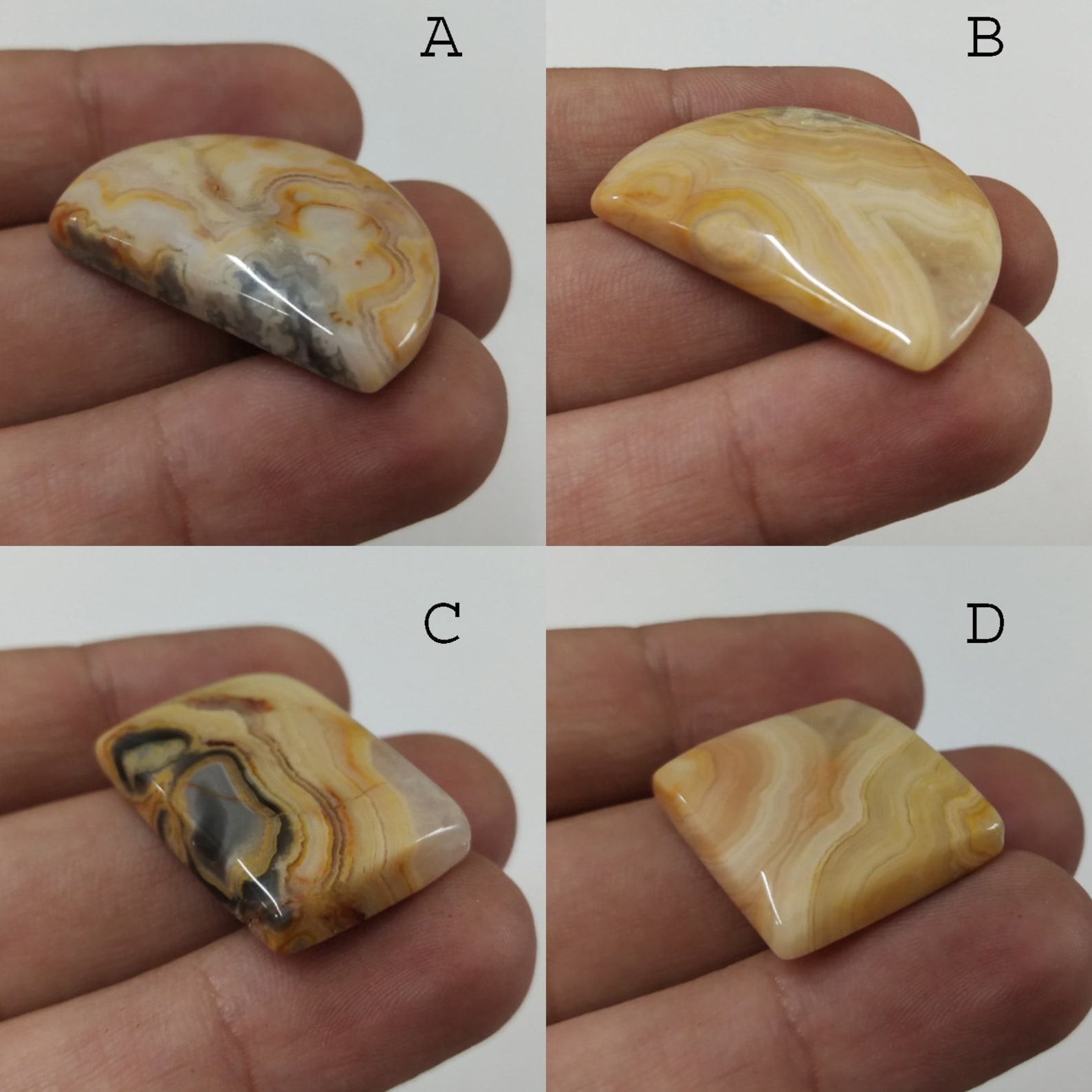 4 Pieces Assorted Natural Brown Jasper Gemstones Rare D Etsy