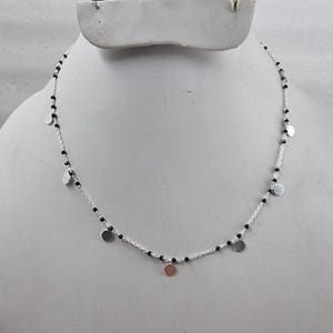 Elegant Black Onyx Necklace, Dainty Necklace, Minimalist Necklace, Black Onyx Pendant, Black Onyx Jewelry Women, Gift For Mom, Gift For Her