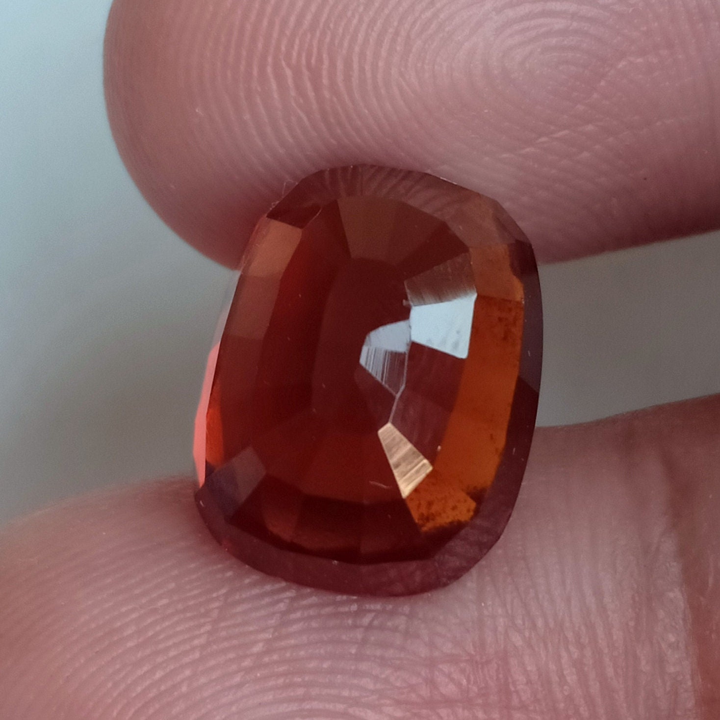 Big Hessonite Garnet, Brown Garnet Hessonite,12.28 CT Brown