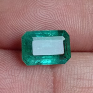 4.55 Cts Natural Zambian Emerald Octagon Cut Loose Gemstone