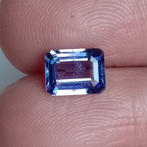 Natural Blue Tanzanite Octagon, Tanzania Arusha Tanzanite Octagon Shape, Fine Quality Loose Gemstone 8x6 mm Earth mine Tanzanite