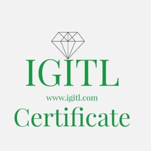 May include: A white background with a green diamond graphic and the text "IGITL" above "www.igitl.com" and the word "Certificate". The diamond graphic is a black outline.