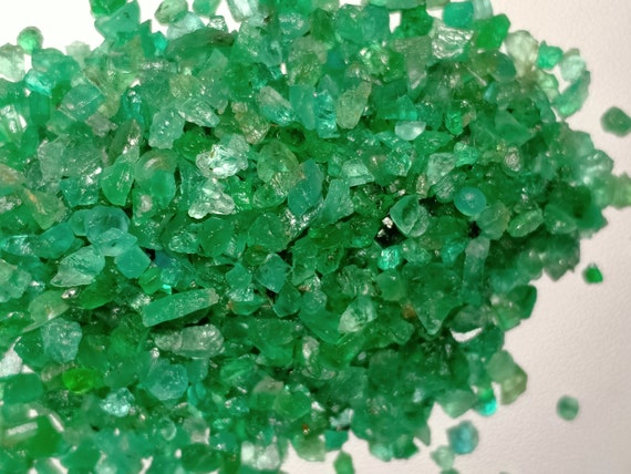 Top Raw Emerald Pieces, Zambian Valley Emerald, Rough Emerald