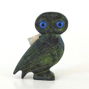 Bronze ancient greek Owl of Athena - hand made