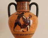 Attic Black-figured Amphora Hand Painted Greek Vase Museum Copy