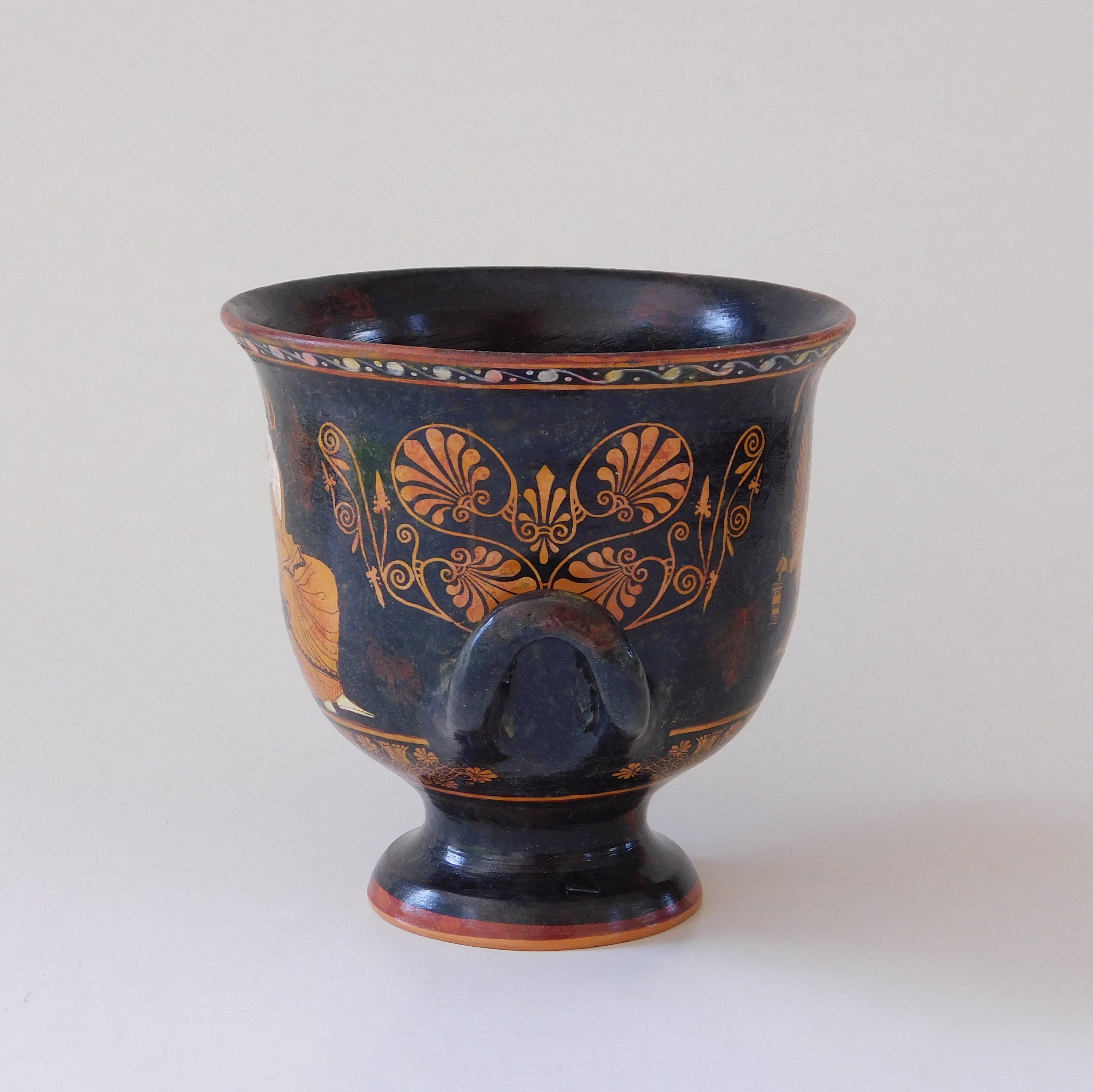 Red Figure Krater Aphrodite With Erotes  Dionysus and Ariadne Hand 