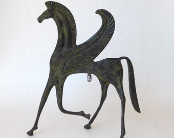 Bronze antike griechische Pegasus Statue - handgemacht