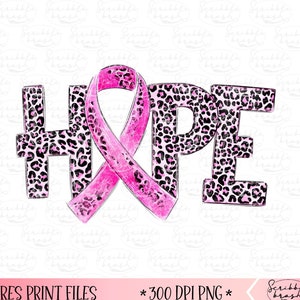 Pink Ribbon Heart Doodle Sublimation PNG Breast Cancer Awareness Printable  Artwork Digital File -  Denmark