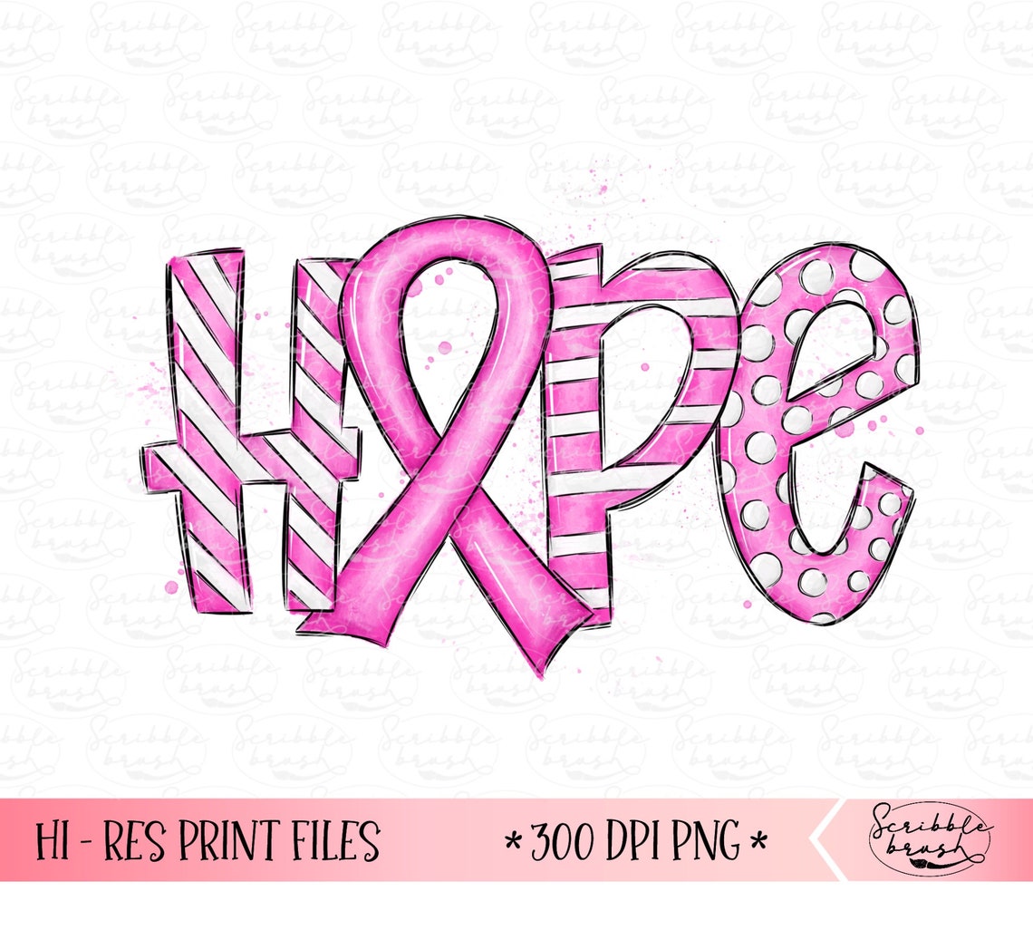 Breast Cancer Awareness Sublimation Design PNG Breast Cancer | Etsy