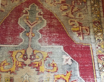 Vintage Turkish Maden Carpet, Anatolian carpet, Handwoven, Ottoman carpet, Nigde Maden carpet,